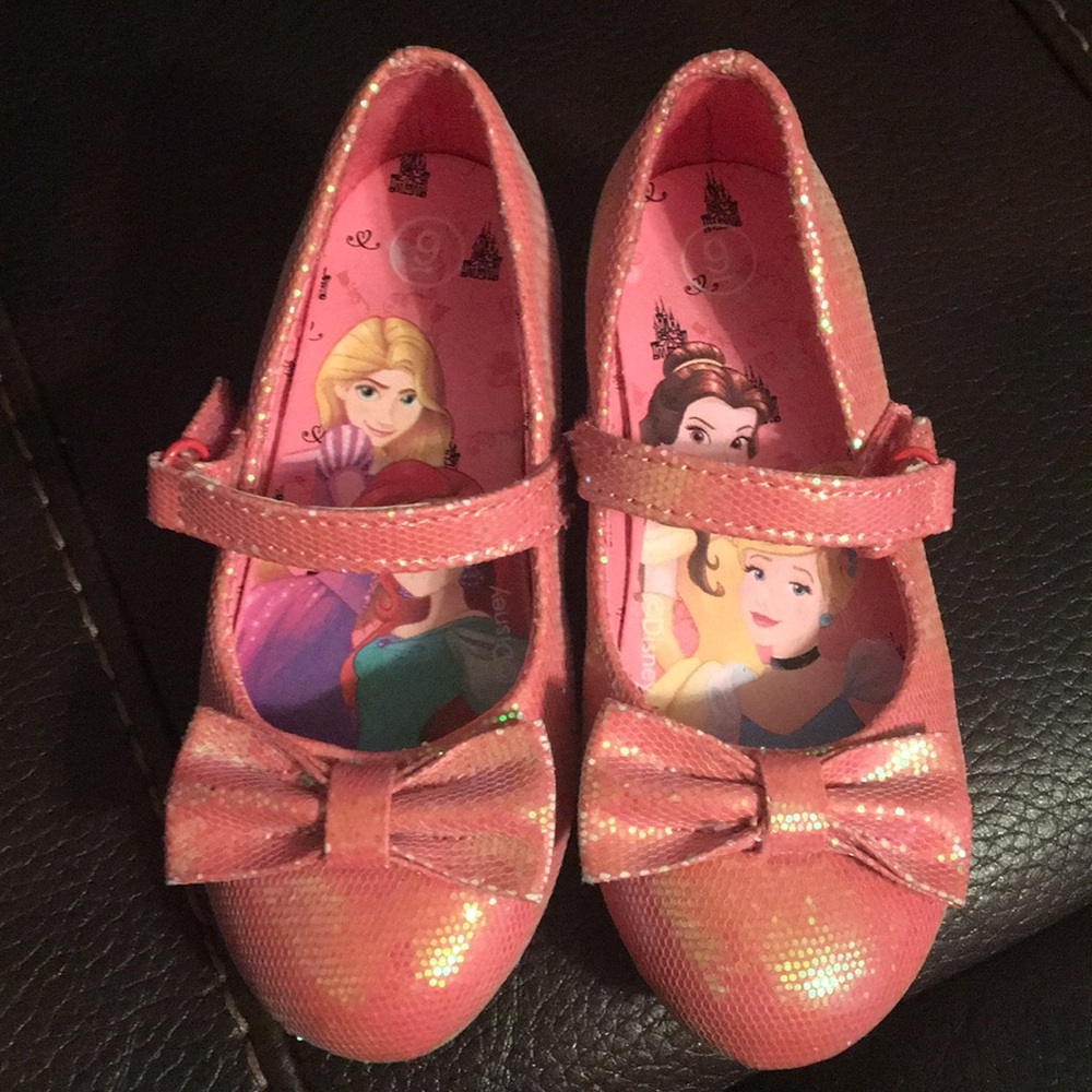 Toddler Girls’ Disney Princess Sequin Dance Heels